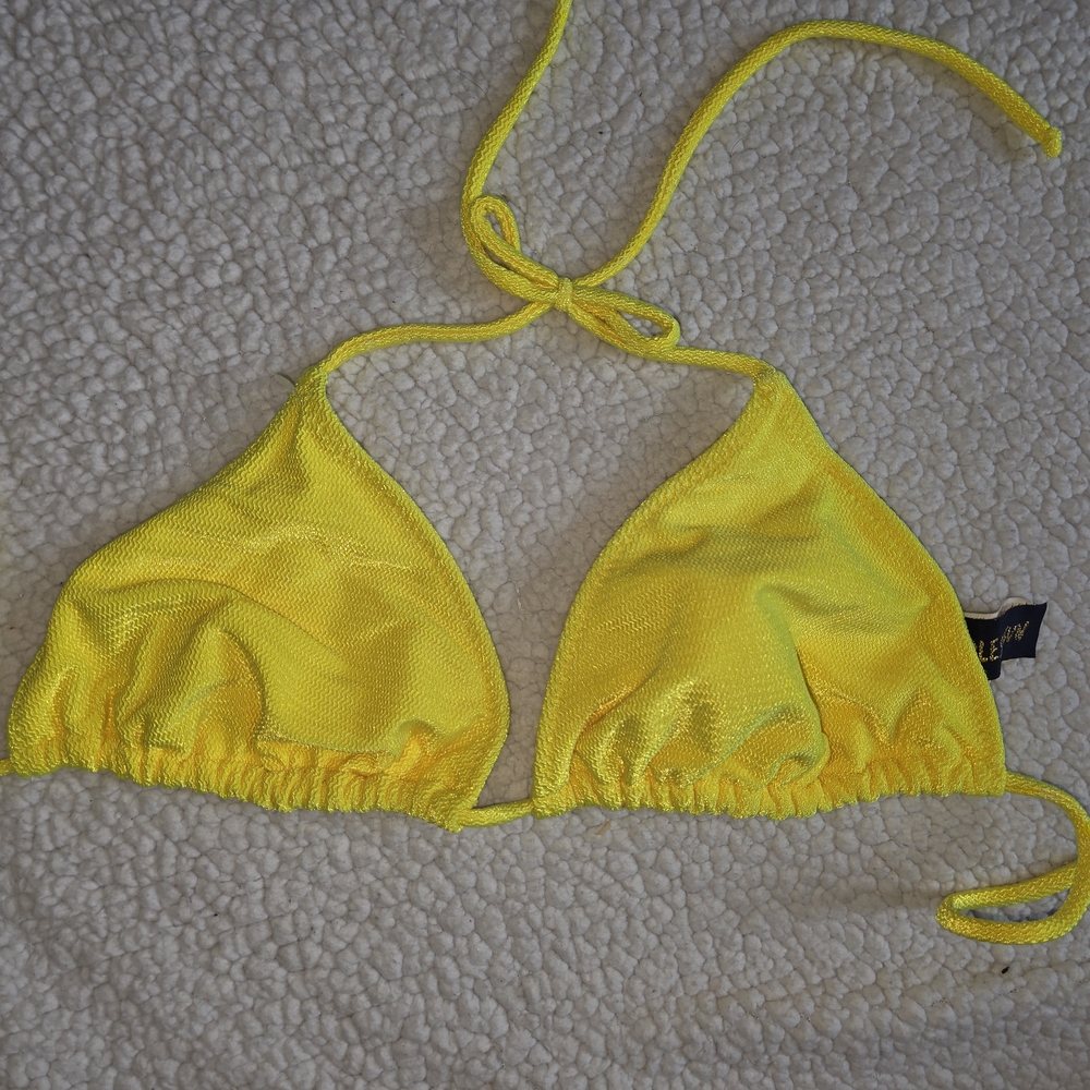 Yellow Bikini Top